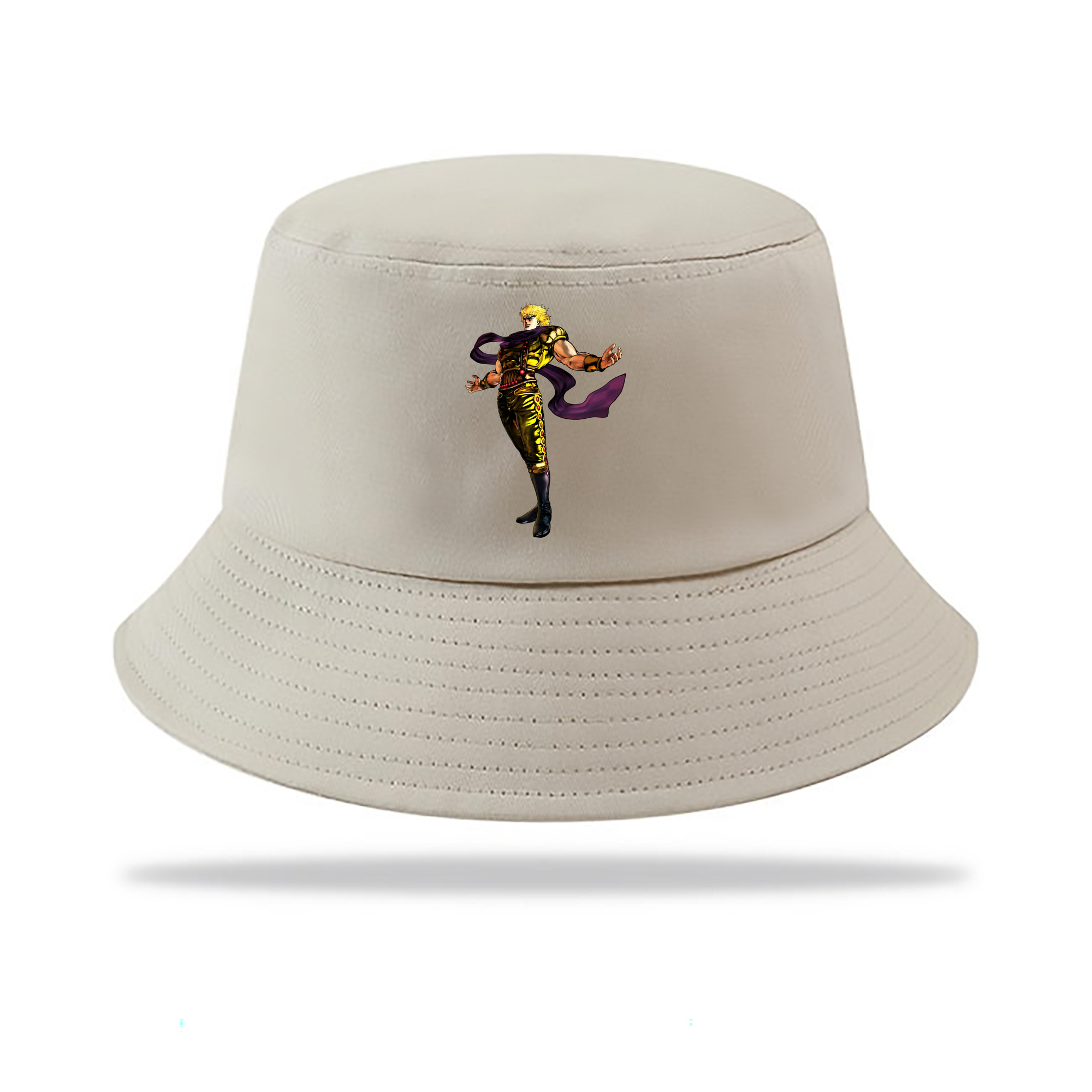 （画像用） ジョジョの奇妙な冒険 ディオ?ブランドー JoJo's Bizarre Adventure Dio Brando アウトドア日除けバケットハット